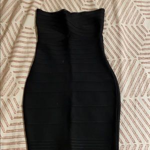 Strapless body on dress
